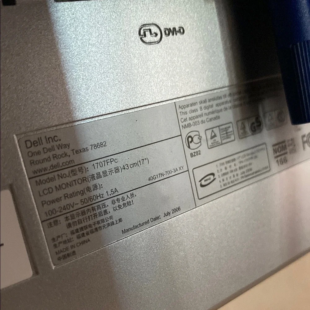 Dell Computer Monitor